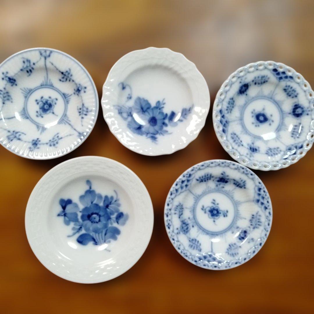 ロイヤルコペンハーゲン　ミニプレート　小皿　豆皿　５枚セット ヒストリーミックス ミニプレート5柄セット 11cm|ロイヤル