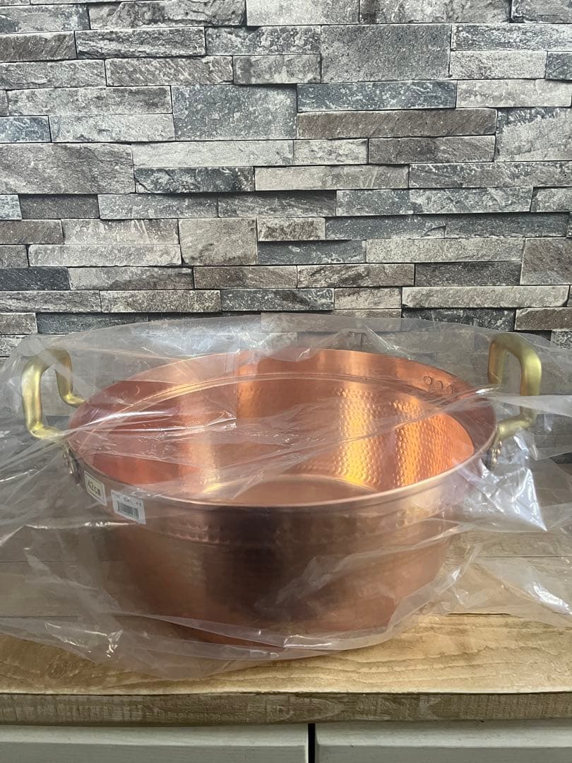 業務用銅製 両手鍋 42cm 未使用 遠藤商事 SA 銅 揚鍋 42cm - 調理器具のSHOKUBI