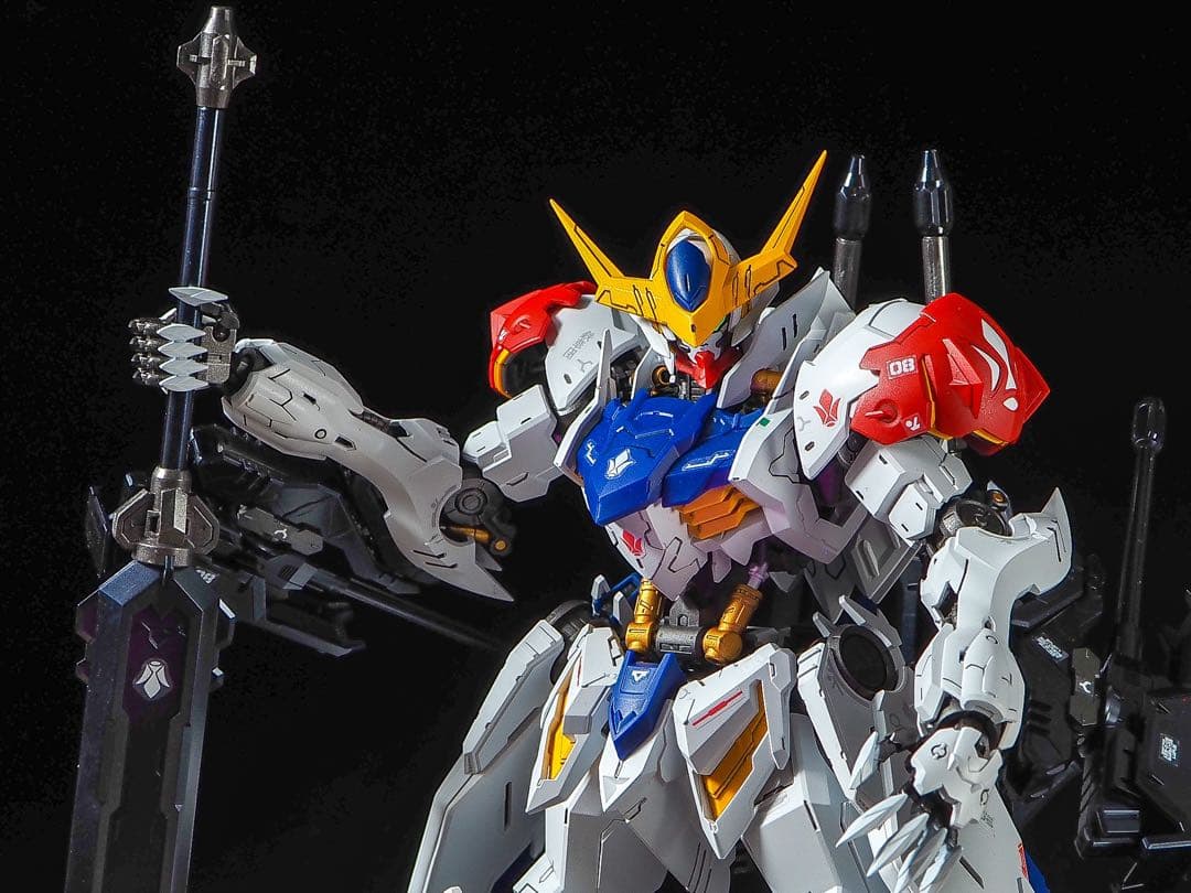 mg ガンダムバルバトスルプス 全塗装 完成品 パイロット塗装 ラスト