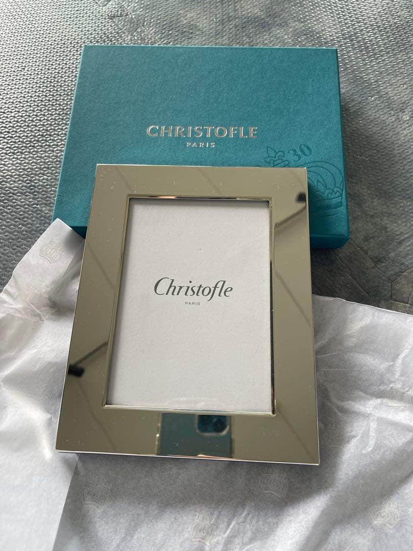 【新品未使用】Christofle シルバー フォトフレーム クリストフル Christofle フォトフレーム 9×13cm フィデリオ シルバー