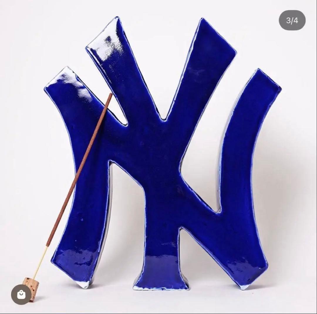 NEW YORK ニューヨーク　ヤンキース　お香立て 9周年のお祝いにといただいたプレゼントがっ‼︎ こちら✨🗽 陶器で作