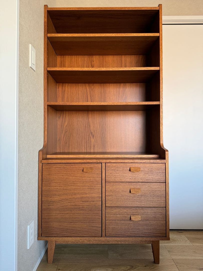 【美品】ウニコ　クルト(廃盤)　シェルフ unico】ウニコ KURT クルト シェルフ/キャビネット/飾り棚/本棚/食器棚