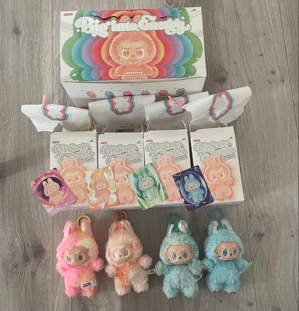 [最終値下げ]ラブブ　Big into Energy 4体セット POP MART（ポップマート） 【正規品保証】ラブブ POP MART THE