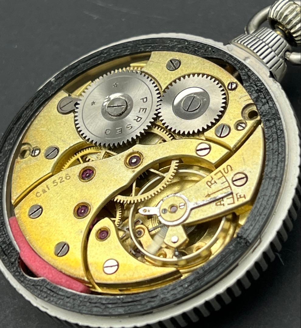 世界初 機械式 国家錬金術師 鋼の懐中時計 軍用Cal526搭載 英軍正式