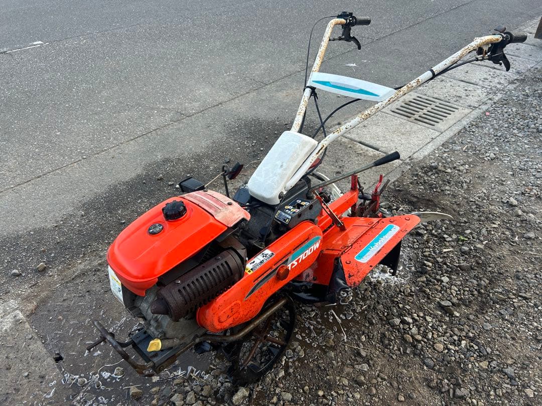 宮崎　クボタ 管理機 TS700W 培土器付 正逆転　耕運機 6.2馬力　畝立て クボタ 中古 耕耘機 TS700W 『宮城店494』 – 農キング