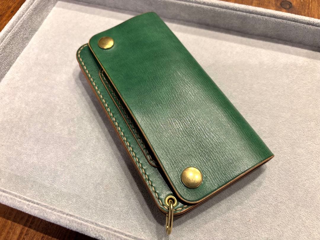 トラッカーウォレット　TW03-G グリーン　緑　財布　長財布 トラッカーウォレット TW03-G グリーン 緑 財布 長財布 長財布 Ashitae