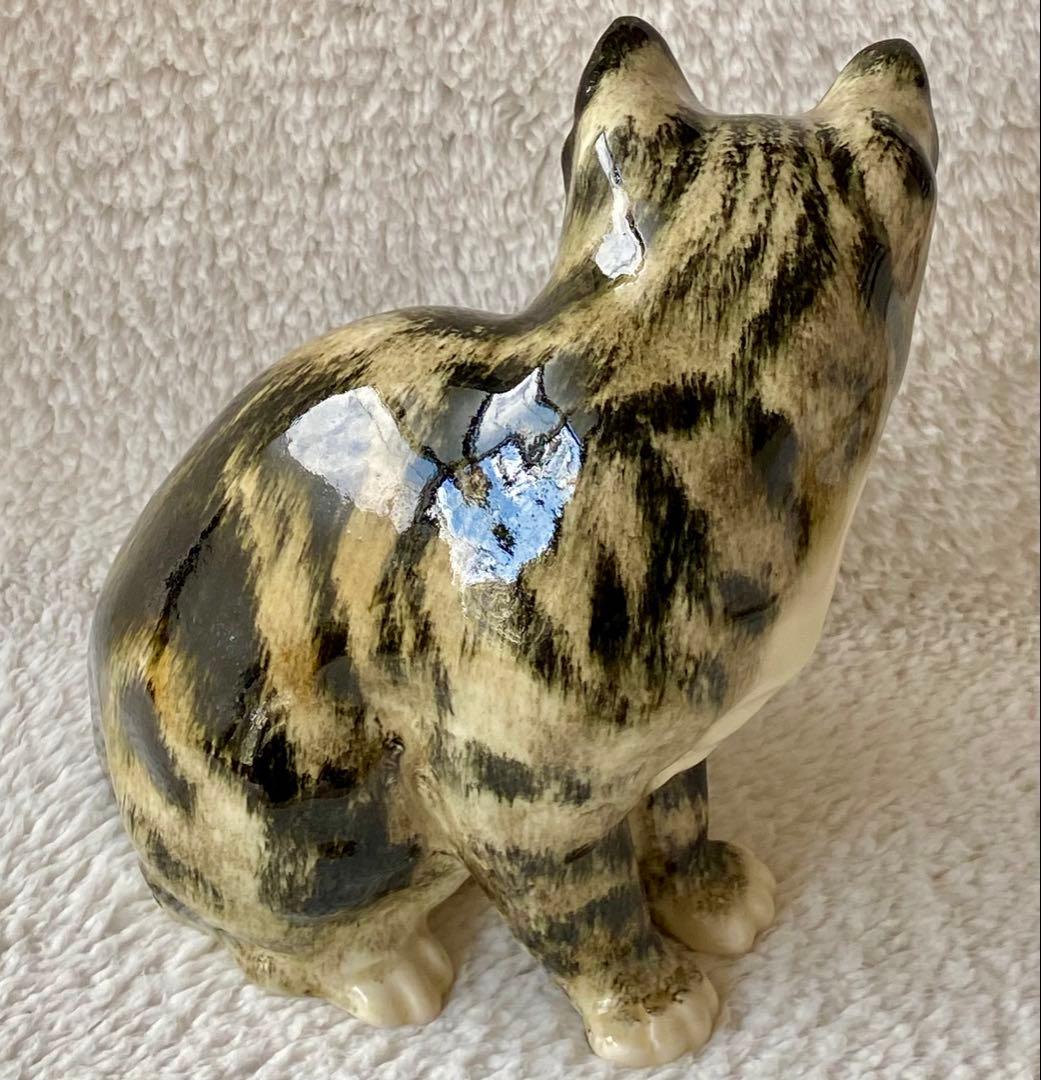 モデルNo.22 ウィンスタンレイキャット 初期作品 見返り猫 貫入無し❣️