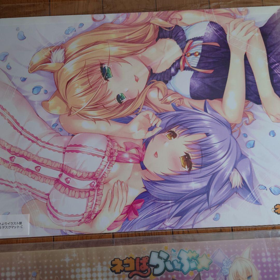 さよりイラスト展　A3デスクマット　メイプル　シナモン さよりイラスト展 A3デスクマット メイプル シナモン