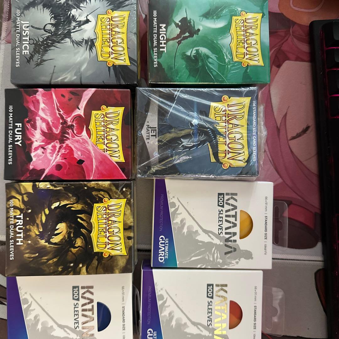 ドラゴンシールド　カタナスリーブ　まとめ売り カードスリーブ全種類比較】ハイパーマット,katana,ドラゴンシールド