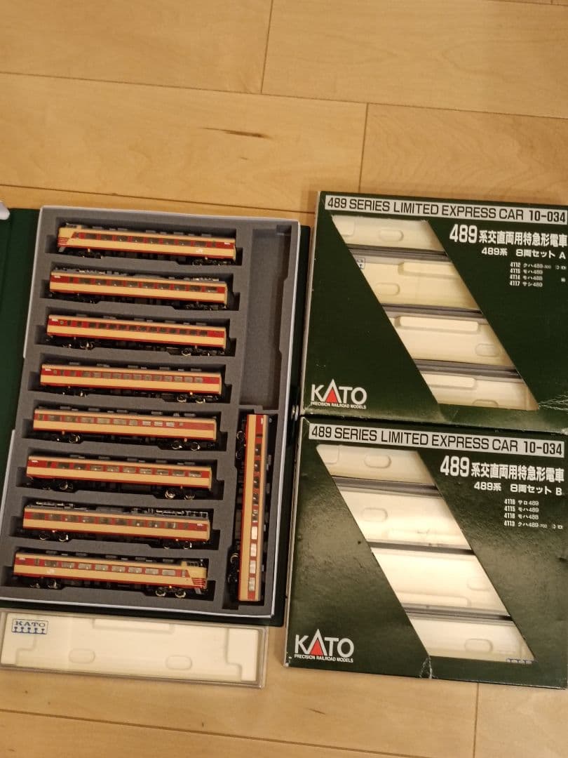 KATO 489系　10-034 8両セット+サロ KATO 10-034 489系 8両セット | かにかまのもけいべや