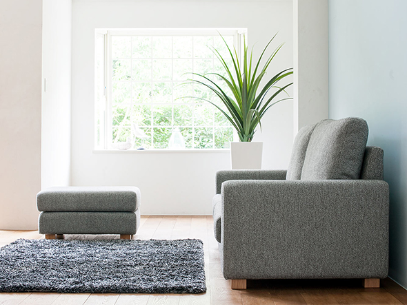 dai)フランネルソファ SARAH オッドマン 脚特注 dai様 専用)フランネル